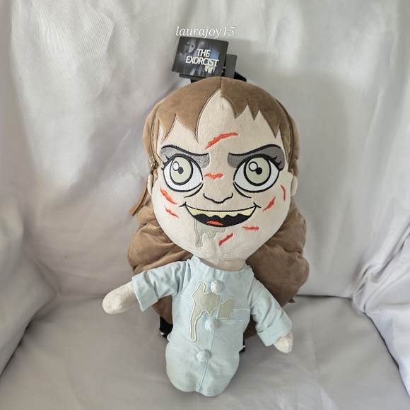 Bioworld The Exorcist Reagan Plush Doll Backpack Hot Topic 17 Inch New main image 13